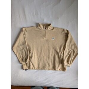 Lucy & Yak Stevie Oversized Fleece Pullover Cream Size Large